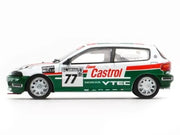 Honda Civic EG6 RHD (Right Hand Drive) #77 Team Castrol "National Saloon Car Cup" (1993) 1/64 Diecast Model Car by BM Creations image 3