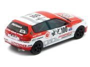 Honda Civic EG6 RHD (Right Hand Drive) #100 Osamu Nakako - Hideki Okada "Mugen Honda" "Japanese Touring Car Championship" (1993) 1/64 Diecast Model Car by BM Creations image 3