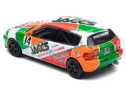 Honda Civic EG6 RHD (Right Hand Drive) #14 JACCS "Japanese Touring Car Championship" (1993) 1/64 Diecast Model Car by BM Creations image 4