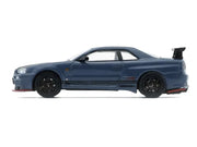 Nissan "Top Secret" Skyline GT-R (BNR34) RHD (Right Hand Drive) Stealth Gray with Carbon Hood "Tokyo Auto Salon 2026" 1/64 Diecast Model Car by BM Creations image 3