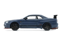 Nissan "Top Secret" Skyline GT-R (BNR34) RHD (Right Hand Drive) Stealth Gray with Carbon Hood "Tokyo Auto Salon 2026" 1/64 Diecast Model Car by BM Creations image 3