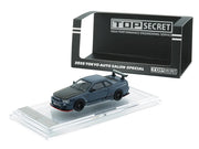 Nissan "Top Secret" Skyline GT-R (BNR34) RHD (Right Hand Drive) Stealth Gray with Carbon Hood "Tokyo Auto Salon 2026" 1/64 Diecast Model Car by BM Creations image 5