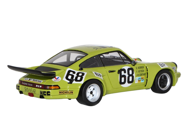 Porsche 911 Carrera RSR 3.0 #68 Guy Verrier - Florian Vetsch - Jean-Robert Corthay "24 Hours of Le Mans" (1975) 1/64 Model Car by Spark image 2