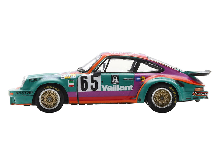 Porsche 911 Carrera RSR #65 Juan Carlos Bolanos - Andres Contreras - Billy Sprowls "Porsche Kremer Racing Team" "24 Hours of Le Mans" (1975) 1/64 Model Car by Spark image 2