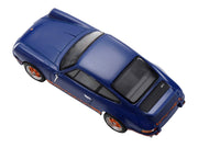 1973 Porsche 911 RS 2.7 Blue with Orange Stripes 1/64 Model Car by Spark image 5