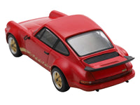 1974 Porsche 911 Carrera RS 3.0 Red with Gold Stripes 1/64 Model Car by Spark image 4