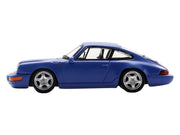 1992 Porsche 911 Carrera RS 3.6 Blue 1/64 Model Car by Spark image 2