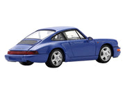 1992 Porsche 911 Carrera RS 3.6 Blue 1/64 Model Car by Spark image 3