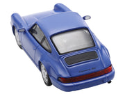 1992 Porsche 911 Carrera RS 3.6 Blue 1/64 Model Car by Spark image 5