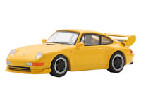 1995 Porsche 911 Carrera RS 3.8 Yellow 1/64 Model Car by Spark image 4