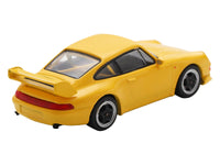 1995 Porsche 911 Carrera RS 3.8 Yellow 1/64 Model Car by Spark image 5