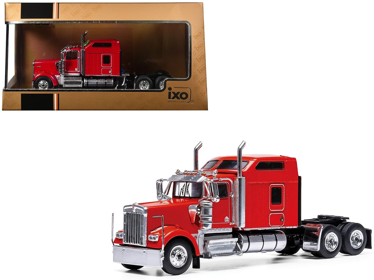 1990 Kenworth W900 Truck Tractor Red 1/64 Diecast Model by IXO Models– product image