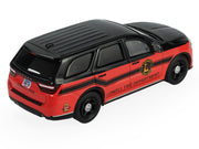 2019 Dodge Durango "Lowell Arkansas Fire Department" Red and Black with Black Stripes "Fire & Rescue" Series #5 1/64 Diecast Model Car by Greenlight image 3