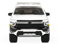2024 Chevrolet Tahoe "Montgomery County Maryland Fire & Rescue Bethesda-Chevy Chase Rescue Squad" White with Yellow Stripes "Fire & Rescue" Series #5 1/64 Diecast Model Car by Greenlight image 4