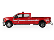 2018 Ford F-350 Pickup Truck "Los Angeles Fire Department" Red with White Stripes "Fire & Rescue" Series #5 1/64 Diecast Model Car by Greenlight image 2