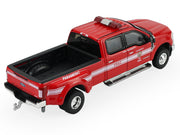2018 Ford F-350 Pickup Truck "Los Angeles Fire Department" Red with White Stripes "Fire & Rescue" Series #5 1/64 Diecast Model Car by Greenlight image 3