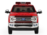 2018 Ford F-350 Pickup Truck "Los Angeles Fire Department" Red with White Stripes "Fire & Rescue" Series #5 1/64 Diecast Model Car by Greenlight image 4