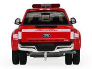 2018 Ford F-350 Pickup Truck "Los Angeles Fire Department" Red with White Stripes "Fire & Rescue" Series #5 1/64 Diecast Model Car by Greenlight image 5