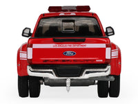2018 Ford F-350 Pickup Truck "Los Angeles Fire Department" Red with White Stripes "Fire & Rescue" Series #5 1/64 Diecast Model Car by Greenlight image 5