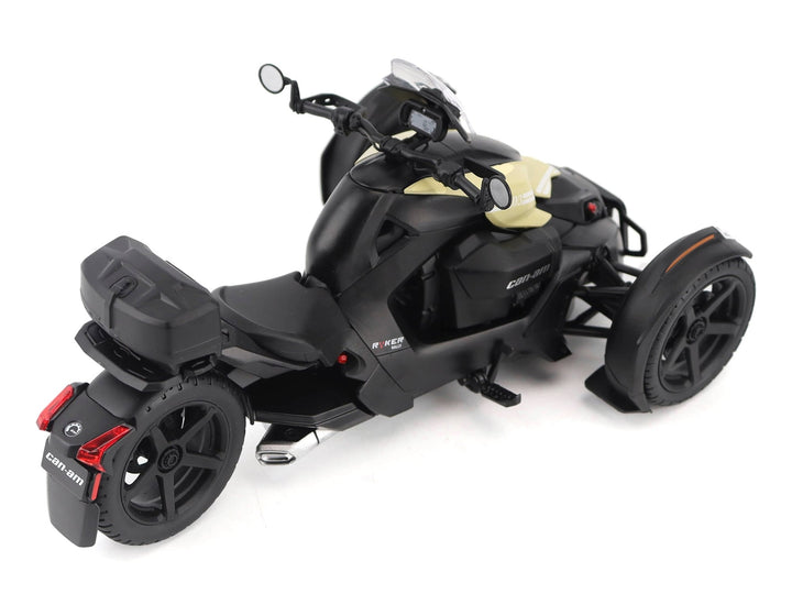 Can-Am Ryker Rally 3-Wheel Motorcycle Sand Storm and Black 1/12 Diecast Model by BRP Models image 2