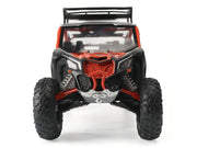 Can-Am Maverick X3 X RS Turbo RR with Roof Rack Chalk Gray and Orange 1/12 Diecast Model by BRP Models image 4