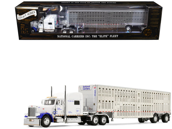 First Gear Peterbilt 379 National Carriers Wilson livestock trailer 1:64 69-2306, product image 1