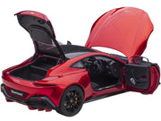 2019 Aston Martin Vantage RHD (Right Hand Drive) Hyper Red Metallic with Carbon Top 1/18 Model Car by Autoart image 2
