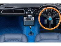 Aston Martin DB5 RHD (Right Hand Drive) Caribbean Pearl Blue Metallic 1/18 Model Car by Autoart image 3