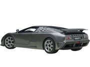 Bugatti EB110 SS Super Sport Grigio Metalizzatto Silver Metallic with Silver Wheels 1/18 Model Car by Autoart image 3