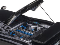 Bugatti EB110 SS Super Sport Nero Vernice Black with Red Interior and Silver Wheels 1/18 Model Car by Autoart image 3