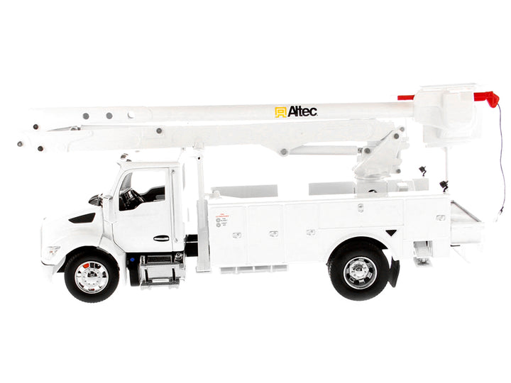 Kenworth T380 with Altec AA55 Aerial Service Truck White "Transport Series" 1/32 Diecast Model by Diecast Masters image 2