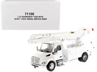 Kenworth T380 with Altec AA55 Aerial Service Truck White "Transport Series" 1/32 Diecast Model by Diecast Masters image 4