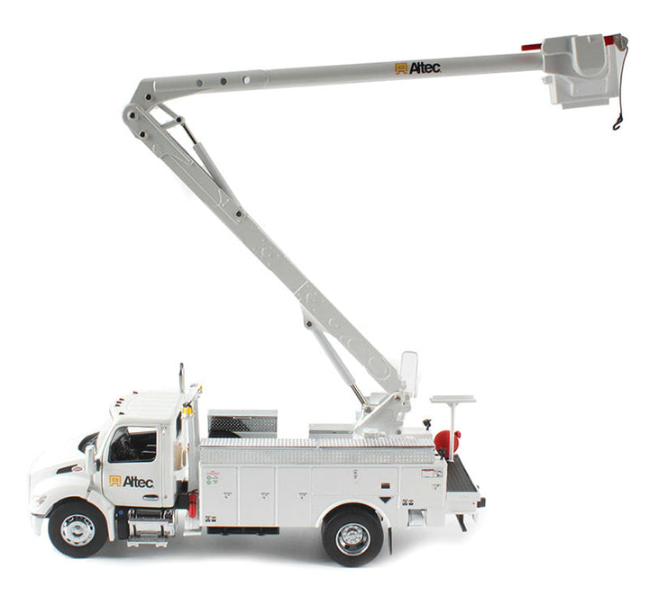 Peterbilt 536 Truck with Altec AA55 Aerial Service Body White "Transport Series" 1/32 Diecast Model by Diecast Masters image 2