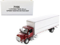 Peterbilt 536 Truck with Supreme Signature Van Body Red Metallic "Transport Series" 1/32 Diecast Model by Diecast Masters image 5