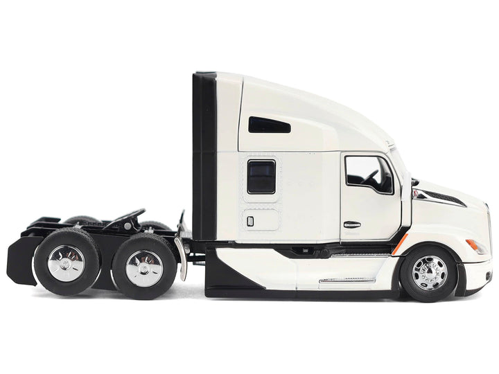Kenworth T680 Truck Tractor Pearl White "Transport Series" 1/50 Diecast Model by Diecast Masters image 2