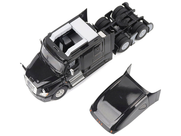 Freightliner New Cascadia Sleeper Cab Truck Tractor Black "Transport Series" 1/50 Diecast Model by Diecast Masters image 2