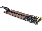 Trail King TK120 Hydraulic Detachable Gooseneck Lowboy Trailer Black (Regular Version) "Transport Series" 1/50 Diecast Model by Diecast Masters image 3