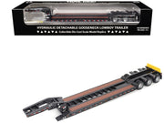 Trail King TK120 Hydraulic Detachable Gooseneck Lowboy Trailer Black (Regular Version) "Transport Series" 1/50 Diecast Model by Diecast Masters image 5