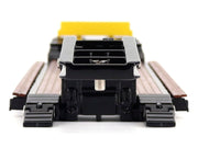 Trail King TK120 Hydraulic Detachable Gooseneck Lowboy Trailer Black (Outrigger Version) "Transport Series" 1/50 Diecast Model by Diecast Masters image 3