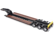 Trail King TK120 Hydraulic Detachable Gooseneck Lowboy Trailer Black (Outrigger Version) "Transport Series" 1/50 Diecast Model by Diecast Masters image 4