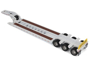 Trail King TK120 Hydraulic Detachable Gooseneck Lowboy Trailer White (Regular Version) "Transport Series" 1/50 Diecast Model by Diecast Masters image 4