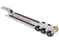Trail King TK120 Hydraulic Detachable Gooseneck Lowboy Trailer White (Regular Version) "Transport Series" 1/50 Diecast Model by Diecast Masters image 4