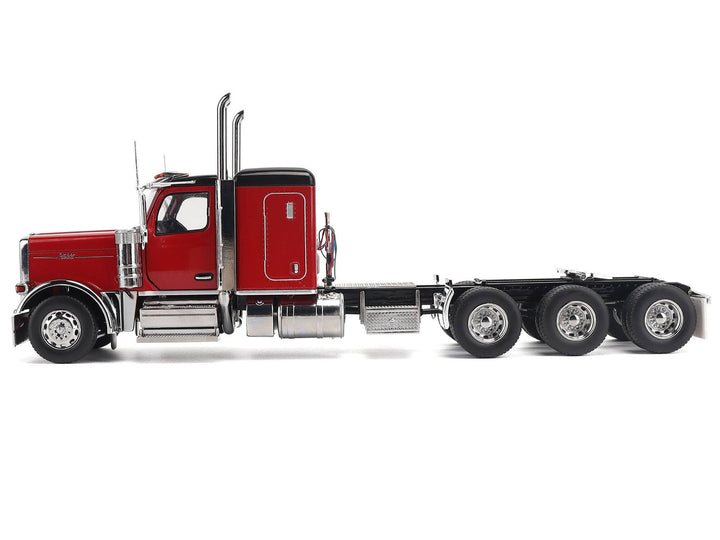 Peterbilt 589 Tridem-Axle Legendary Package Truck Tractor with 58" Sleeper Legendary Red "Transport Series" 1/32 Diecast Model by Diecast Masters image 2