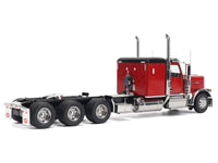 Peterbilt 589 Tridem-Axle Legendary Package Truck Tractor with 58" Sleeper Legendary Red "Transport Series" 1/32 Diecast Model by Diecast Masters image 3