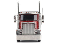 Peterbilt 589 Tridem-Axle Legendary Package Truck Tractor with 58" Sleeper Legendary Red "Transport Series" 1/32 Diecast Model by Diecast Masters image 4