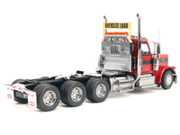 Peterbilt 589 Tridem-Axle Truck Tractor with Day Cab Legendary Red "Transport Series" 1/32 Diecast Model by Diecast Masters image 3