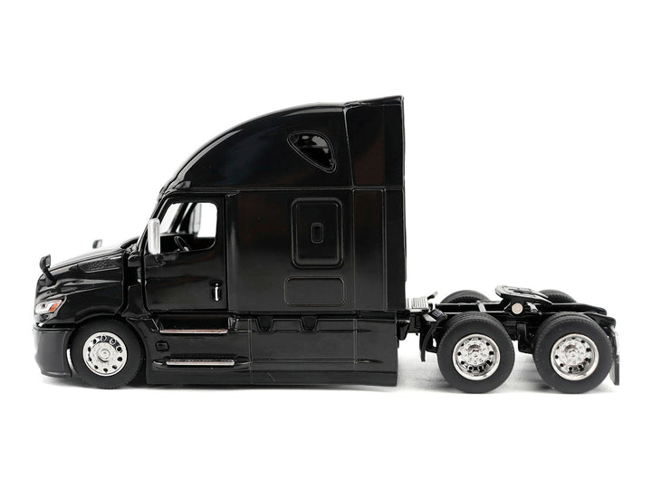 2025 Freightliner Cascadia Gen-5 Sleeper Cab Truck Tractor Night-Shift Black "Transport Series" 1/64 Diecast Model by Diecast Masters image 2