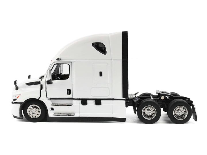 2025 Freightliner Cascadia Gen-5 Sleeper Cab Truck Tractor Winter White "Transport Series" 1/64 Diecast Model by Diecast Masters image 2