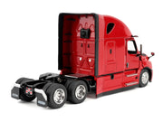 2025 Freightliner Cascadia Gen-5 Sleeper Cab Truck Tractor Red "Transport Series" 1/64 Diecast Model by Diecast Masters image 3