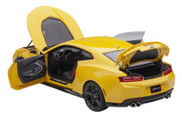 Chevrolet Camaro ZL1 Bright Yellow 1/18 Model Car by Autoart image 4